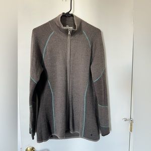 Smartwool | Merino Wool Alamosa Double-Knit Full Zip Front Cardigan Sweater